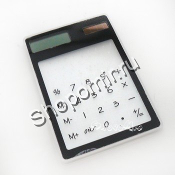 Сенсорный тонкий калькулятор черный