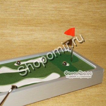 Набор для настольного гольфа с лужайками 	