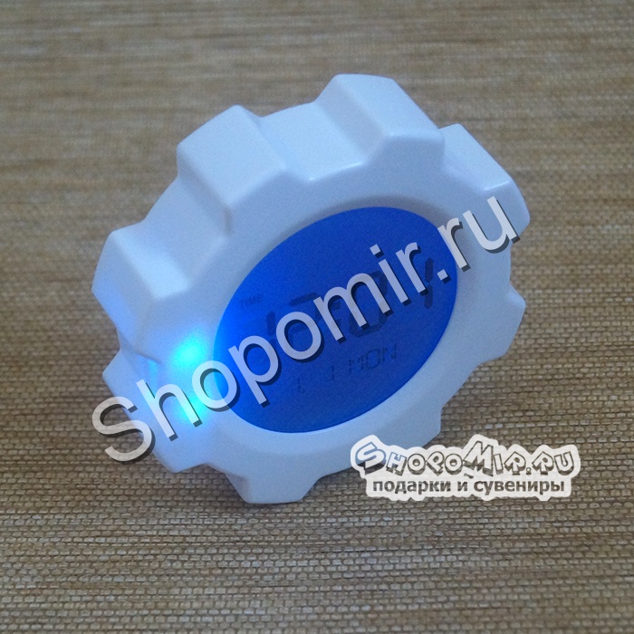 Будильник "Шестеренка" с датчиком звука